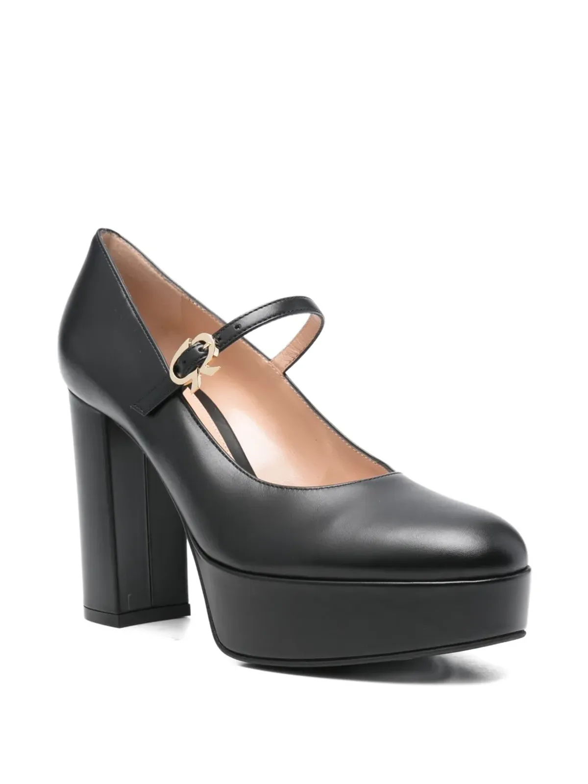 Gianvito Rossi プラットフォームストラップパンプス - ブラック - 画像2