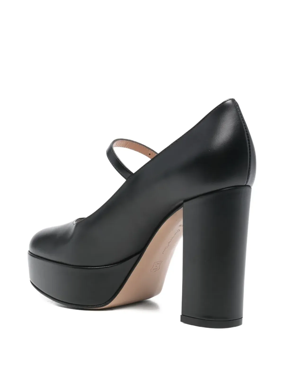 Gianvito Rossi プラットフォームストラップパンプス - ブラック - 画像3