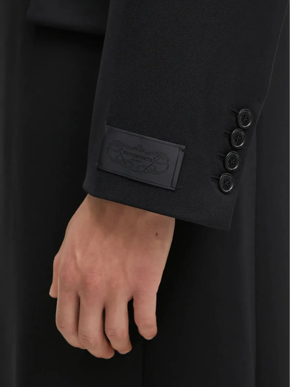 VETEMENTS ダブルブレストコート - 画像4