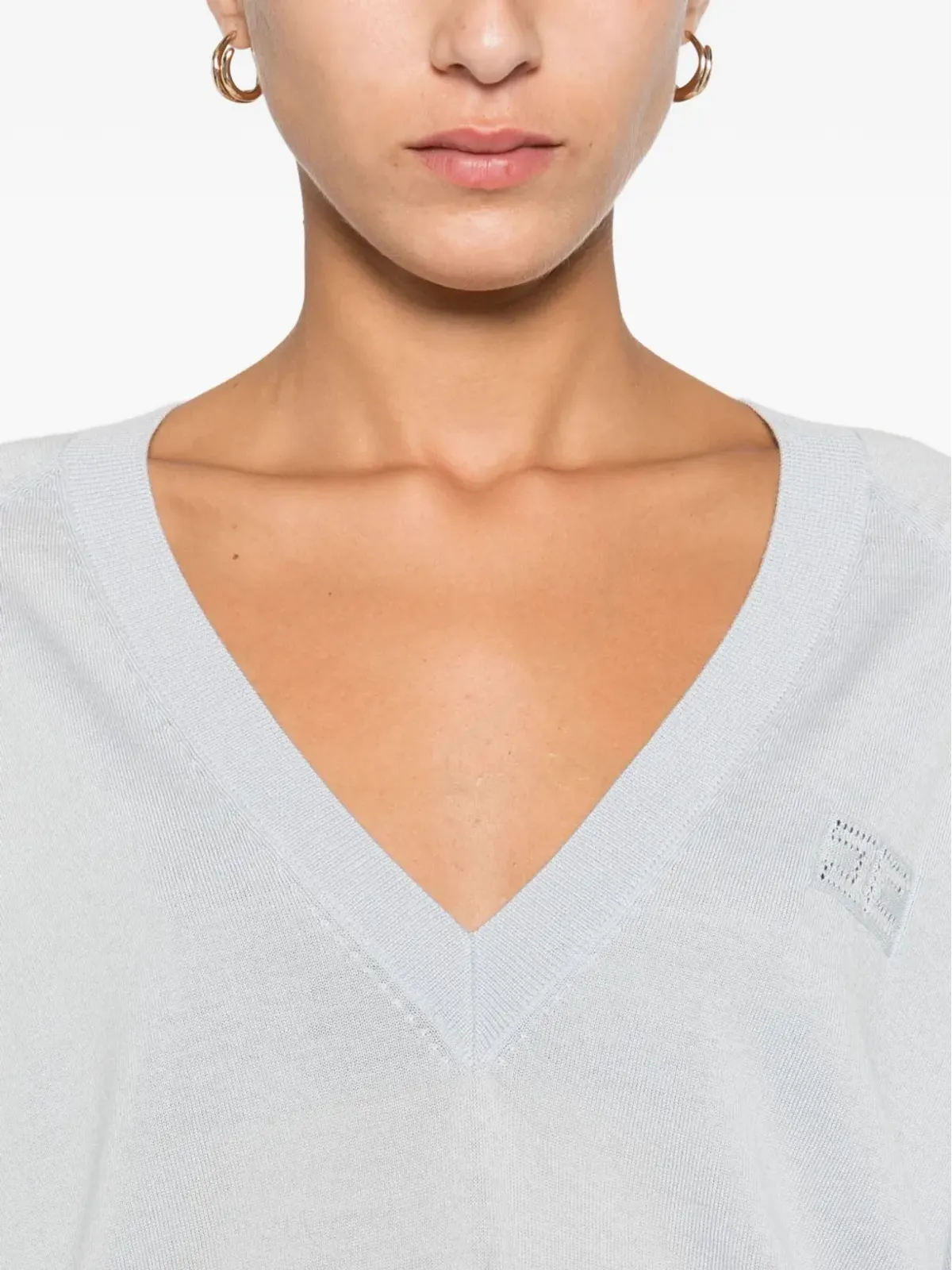 Elisabetta Franchi ロゴモチーフセーター - 画像5