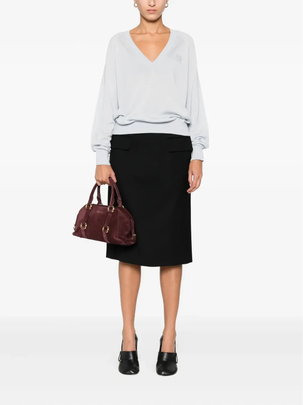Elisabetta Franchi ロゴモチーフセーター - 画像2