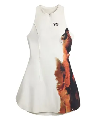 Y-3 アブストラクトプリント ミニドレス - サムネイル1
