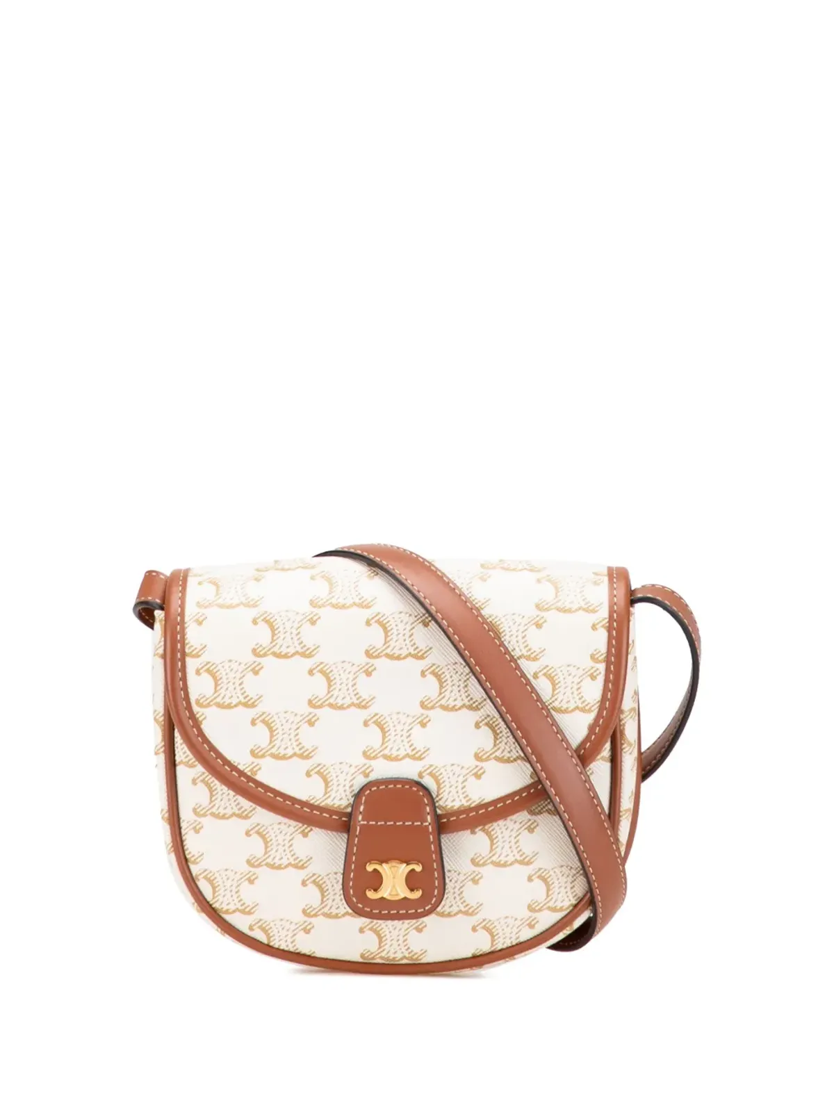 Celine Pre-Owned 2002年ミニ Triomphe コーティングキャンバス ベサース クロスボディバッグ - 画像1