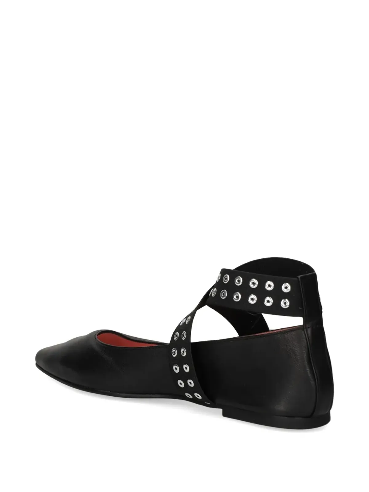 Pretty Ballerinas Kendall アイレット クロスストラップ バレエフラット - 画像3