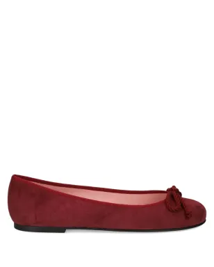Pretty Ballerinas Rosario bow-detail round-toe ballet flats - Red - サムネイル1