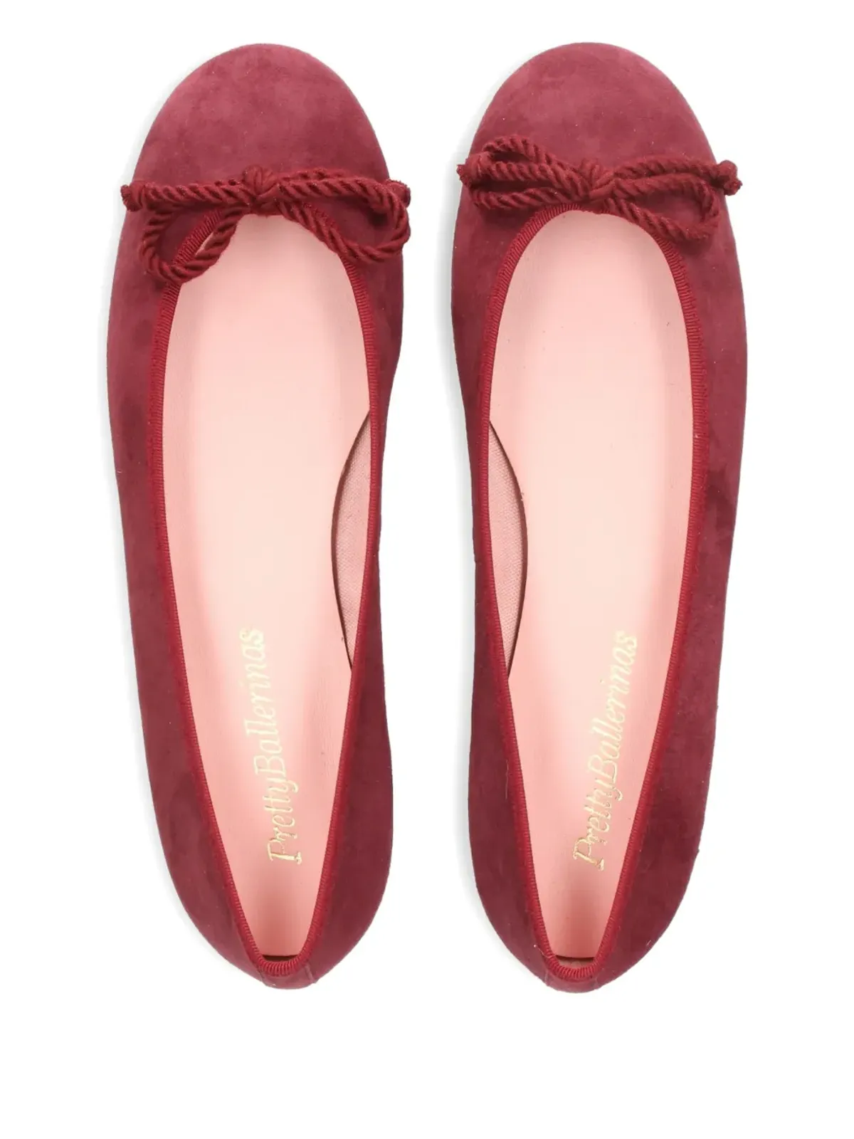 Pretty Ballerinas Rosario bow-detail round-toe ballet flats - Red - 画像4