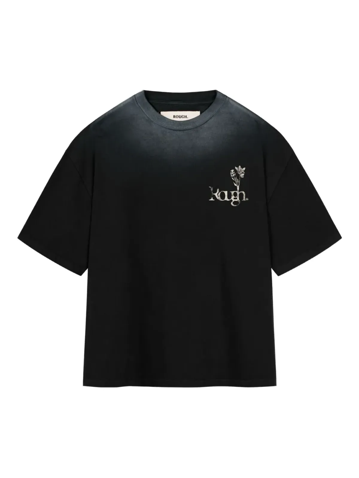 ROUGH. ロゴプリント Tシャツ - 画像1
