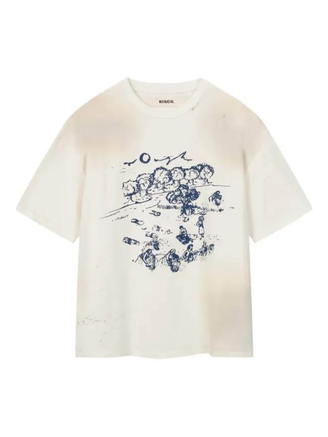 ROUGH. ROUGH. グラフィックプリントTシャツの商品画像