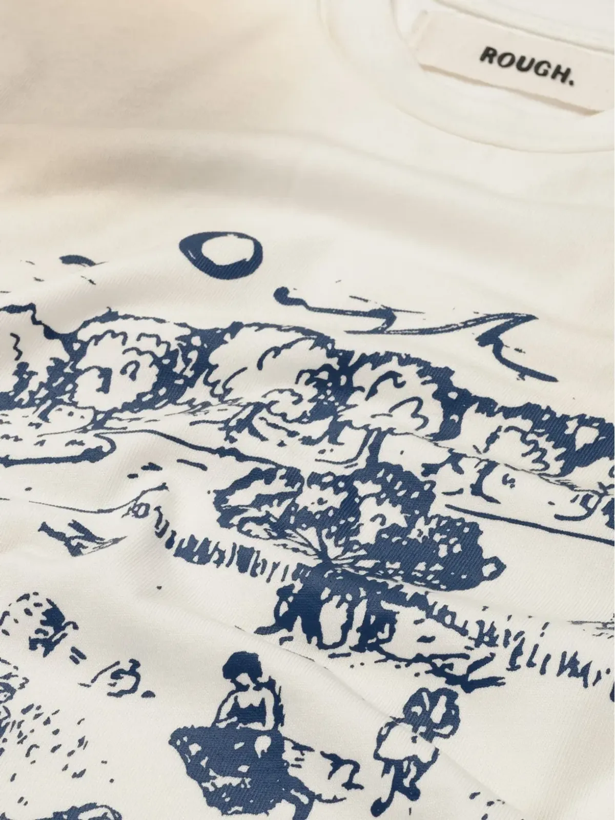 ROUGH. グラフィックプリントTシャツ - 画像5