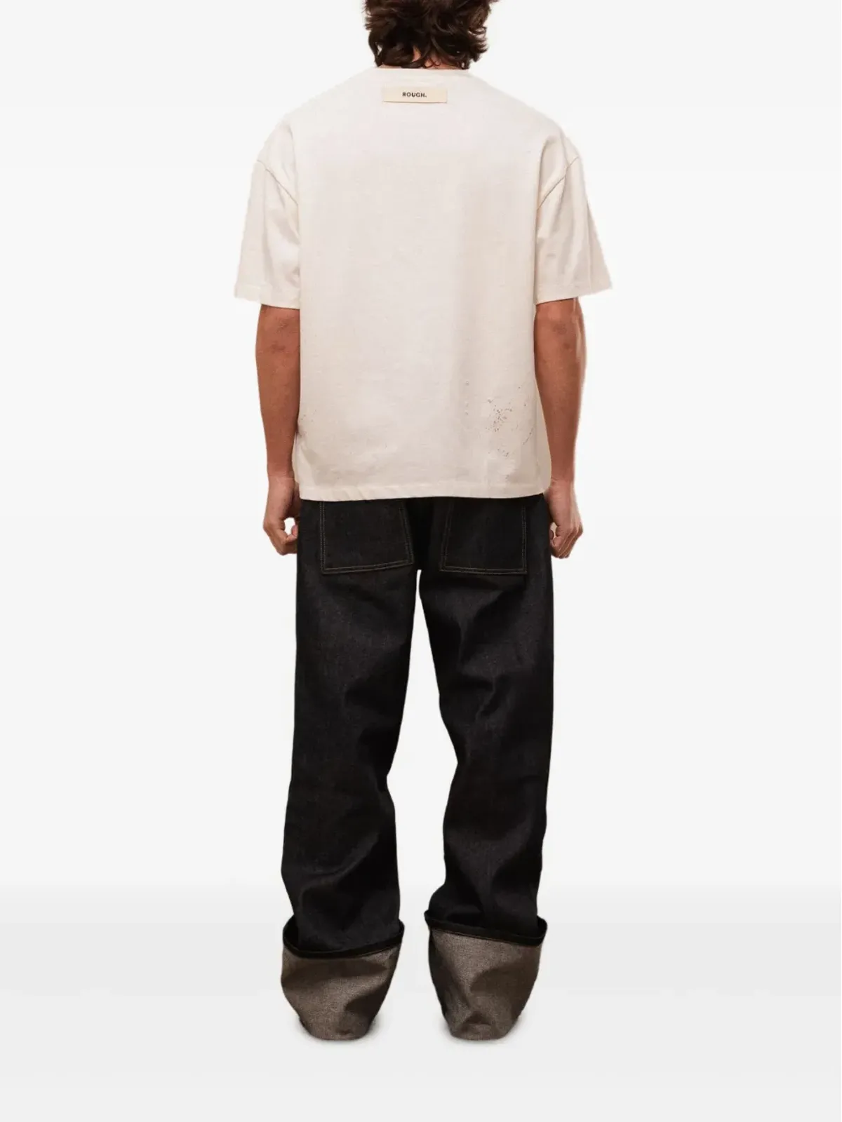 ROUGH. グラフィックプリントTシャツ - 画像4