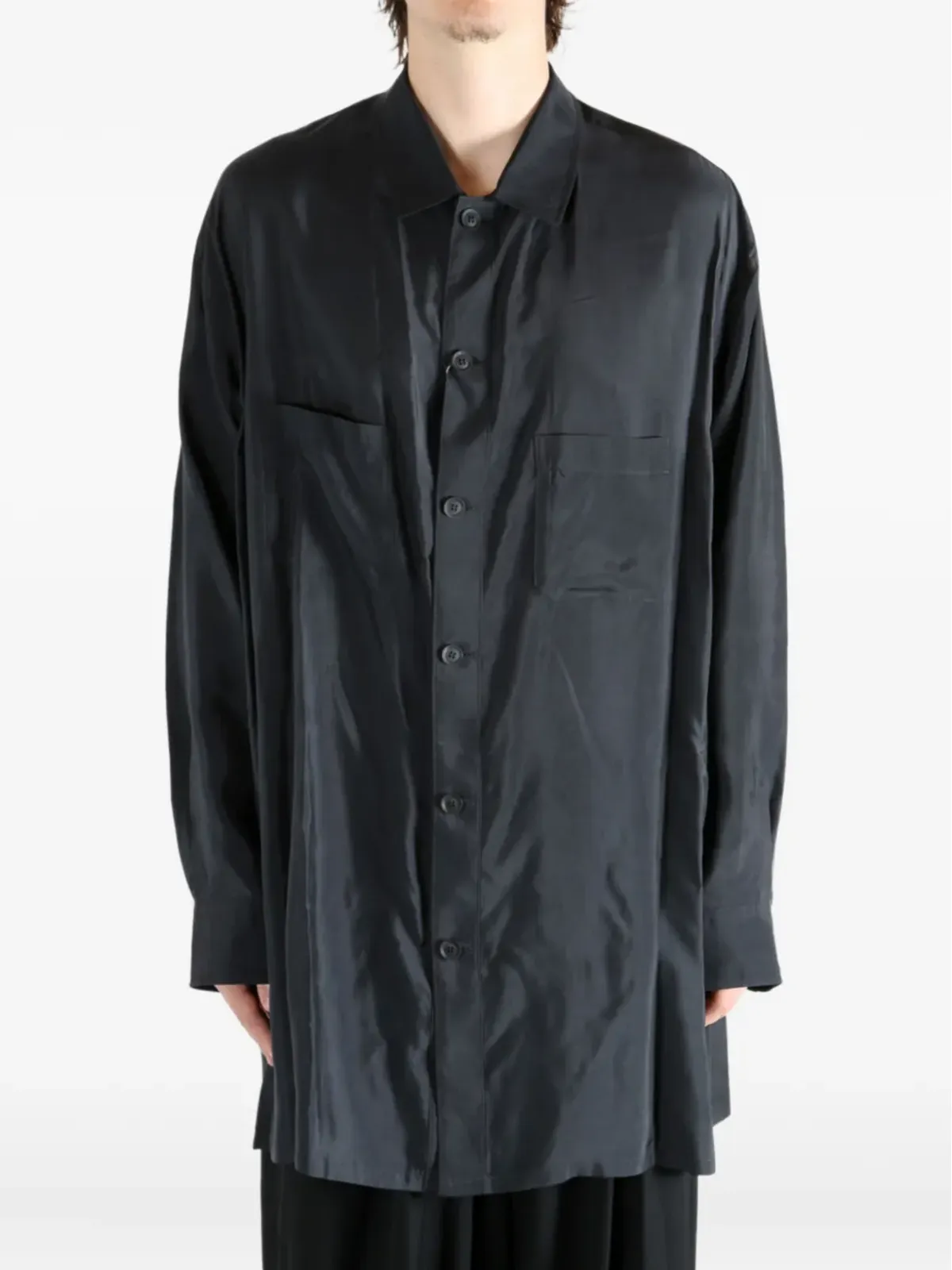 Yohji Yamamoto ダブルポケット カップロ シャツ - 画像3