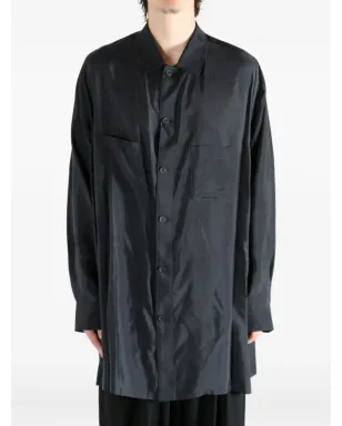 Yohji Yamamoto ダブルポケット カップロ シャツ - サムネイル3