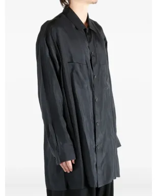 Yohji Yamamoto ダブルポケット カップロ シャツ - サムネイル4