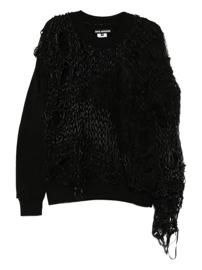 Junya Watanabe Junya Watanabe x Comme Des Garçons ディストレスド ジャンパーの商品画像