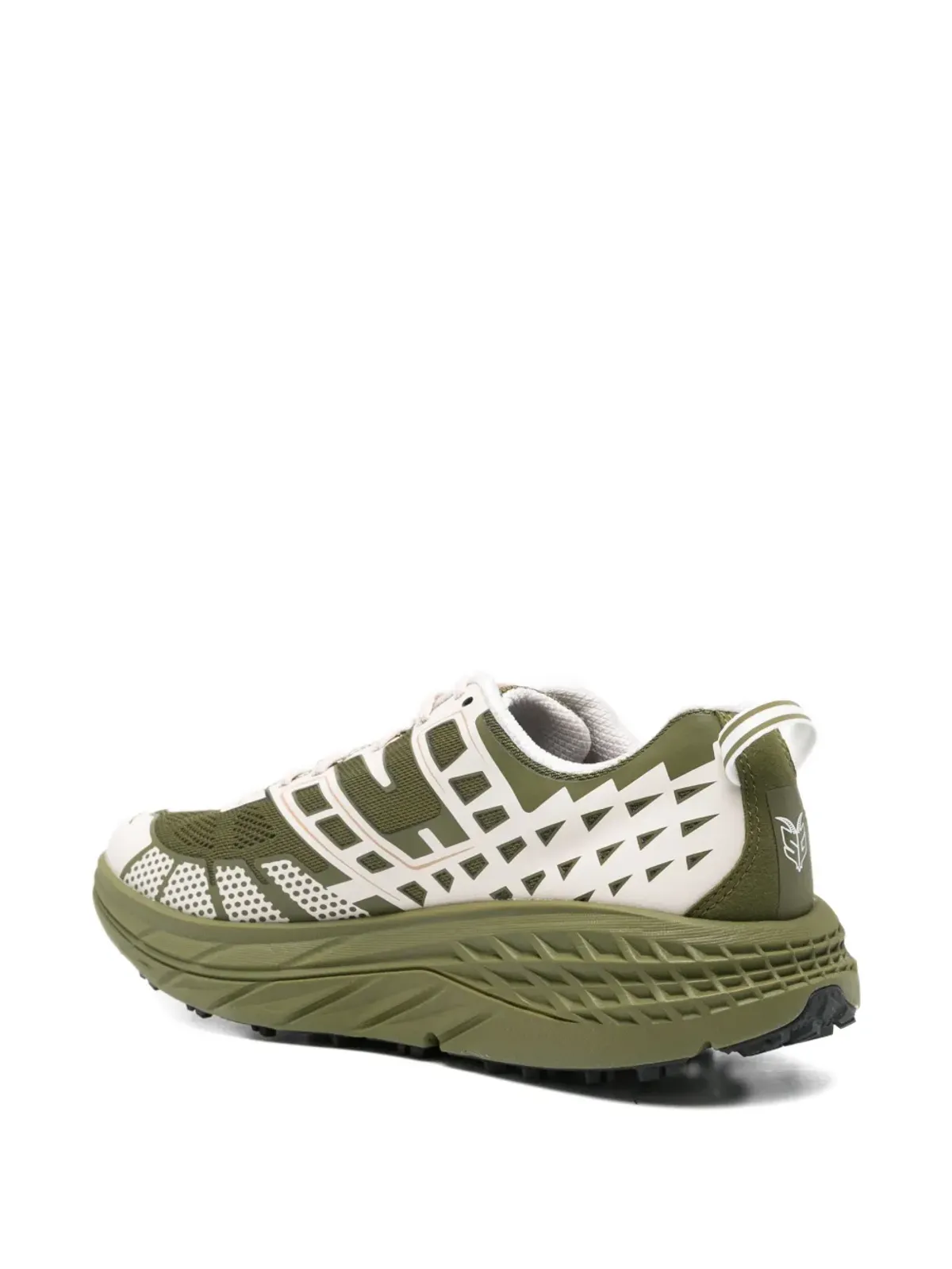 HOKA メッシュパネルドスニーカー ホワイト - 画像3