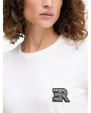 ERMANNO FIRENZE ロゴアップリケ半袖Tシャツ - サムネイル4