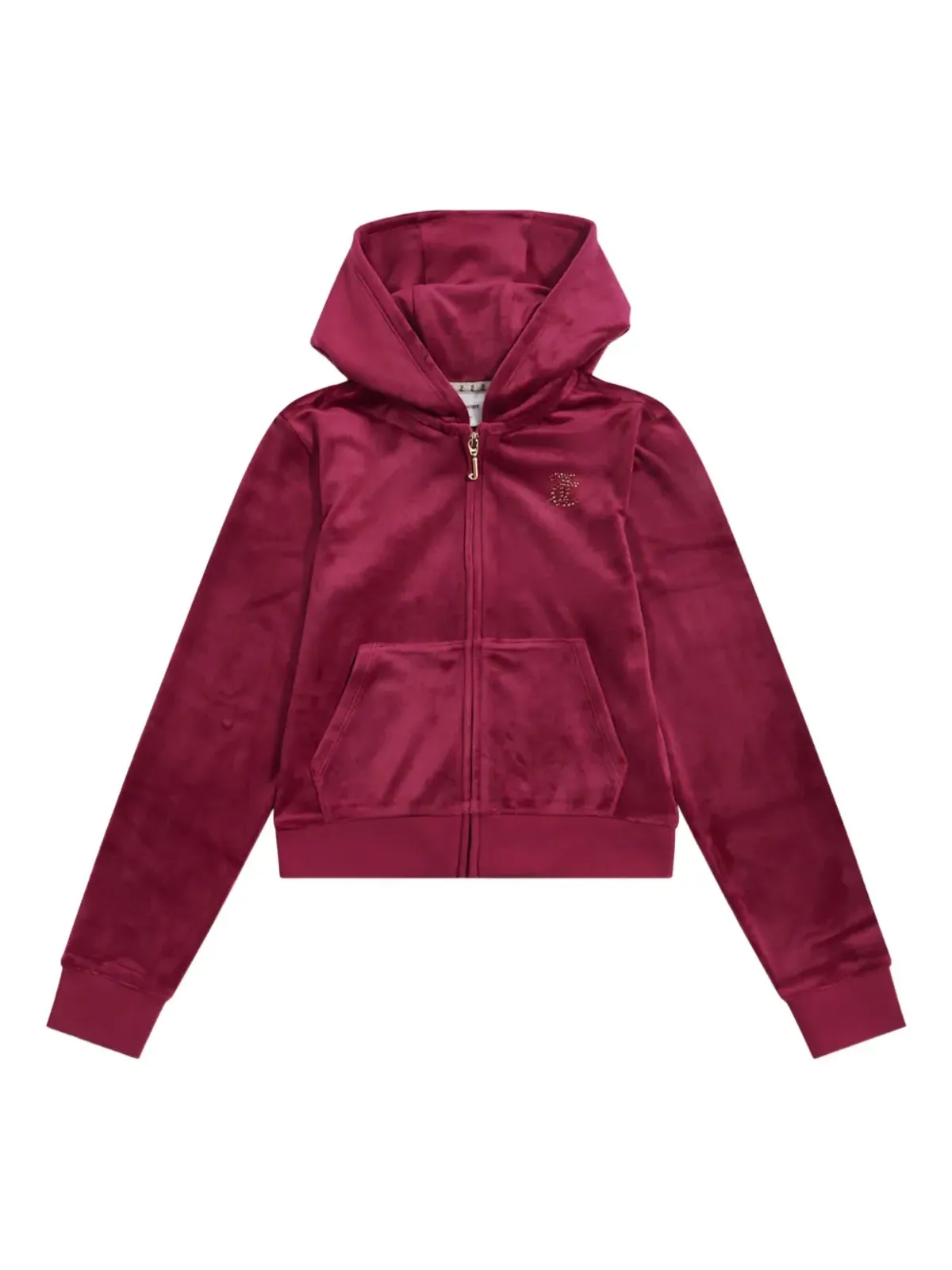Juicy Couture Kids フード付きジップアップスウェット - 画像1
