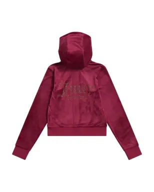 Juicy Couture Kids フード付きジップアップスウェット - サムネイル2