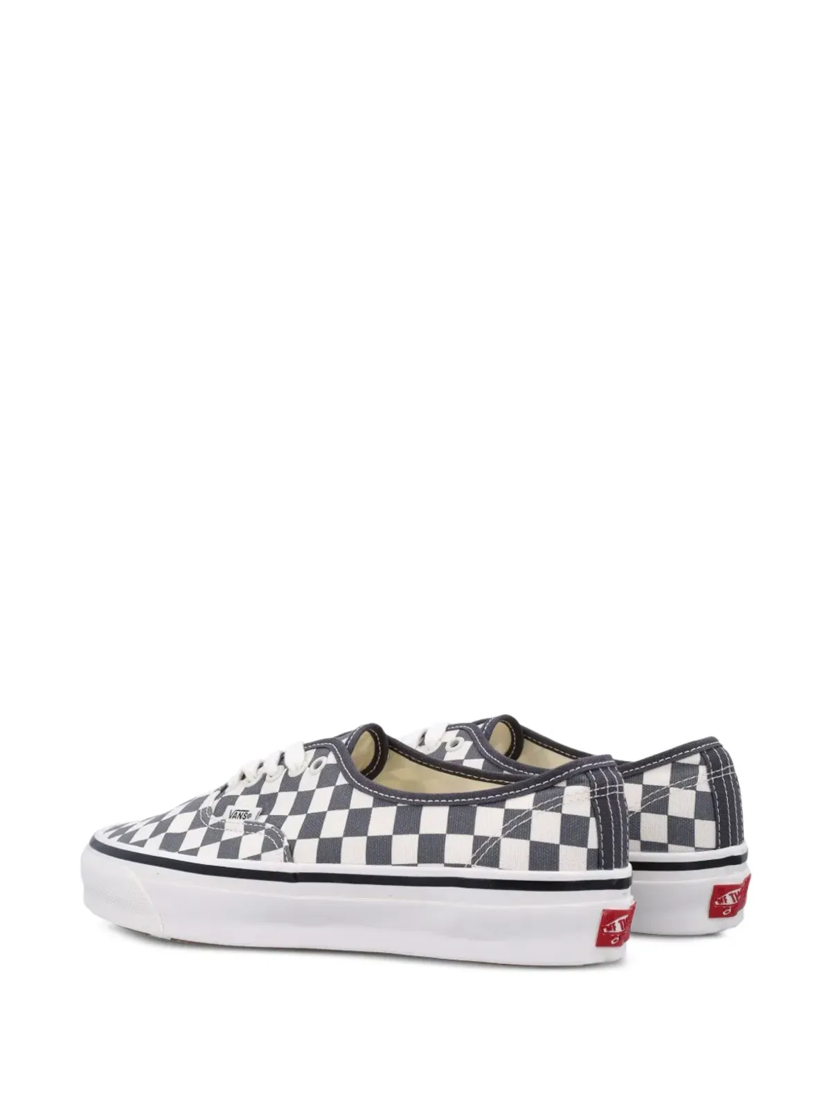 Vans LX Authentic 44 チェッカーボードスニーカー ホワイト - 画像4