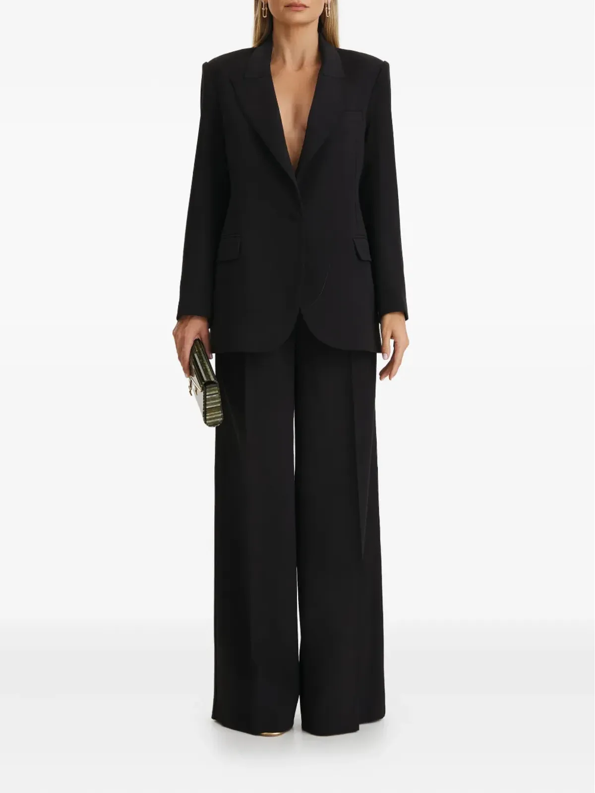 IL VOLO Nuit long-sleeves blazer - Black - 画像2
