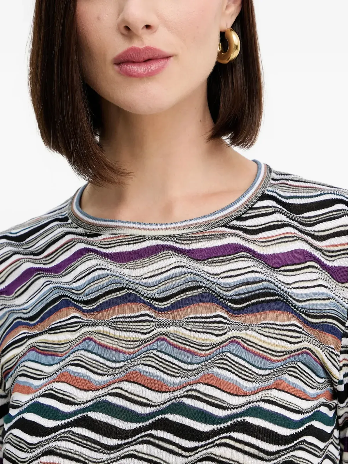 Missoni ウェーブセーター - 画像4
