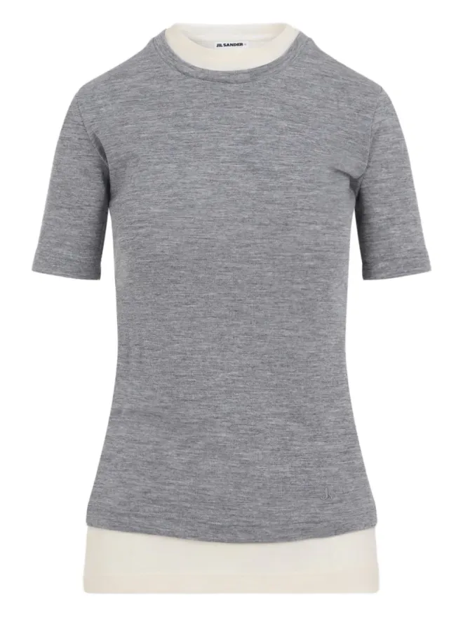 JIL SANDER+ JIL SANDER+ レイヤードショートスリーブTシャツの商品画像