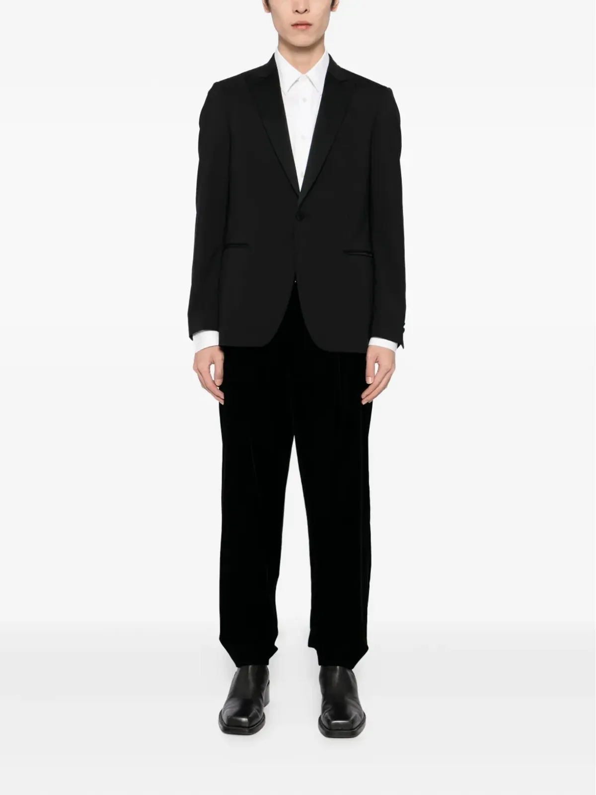 Giorgio Armani フラットフロントパンツ - 画像2