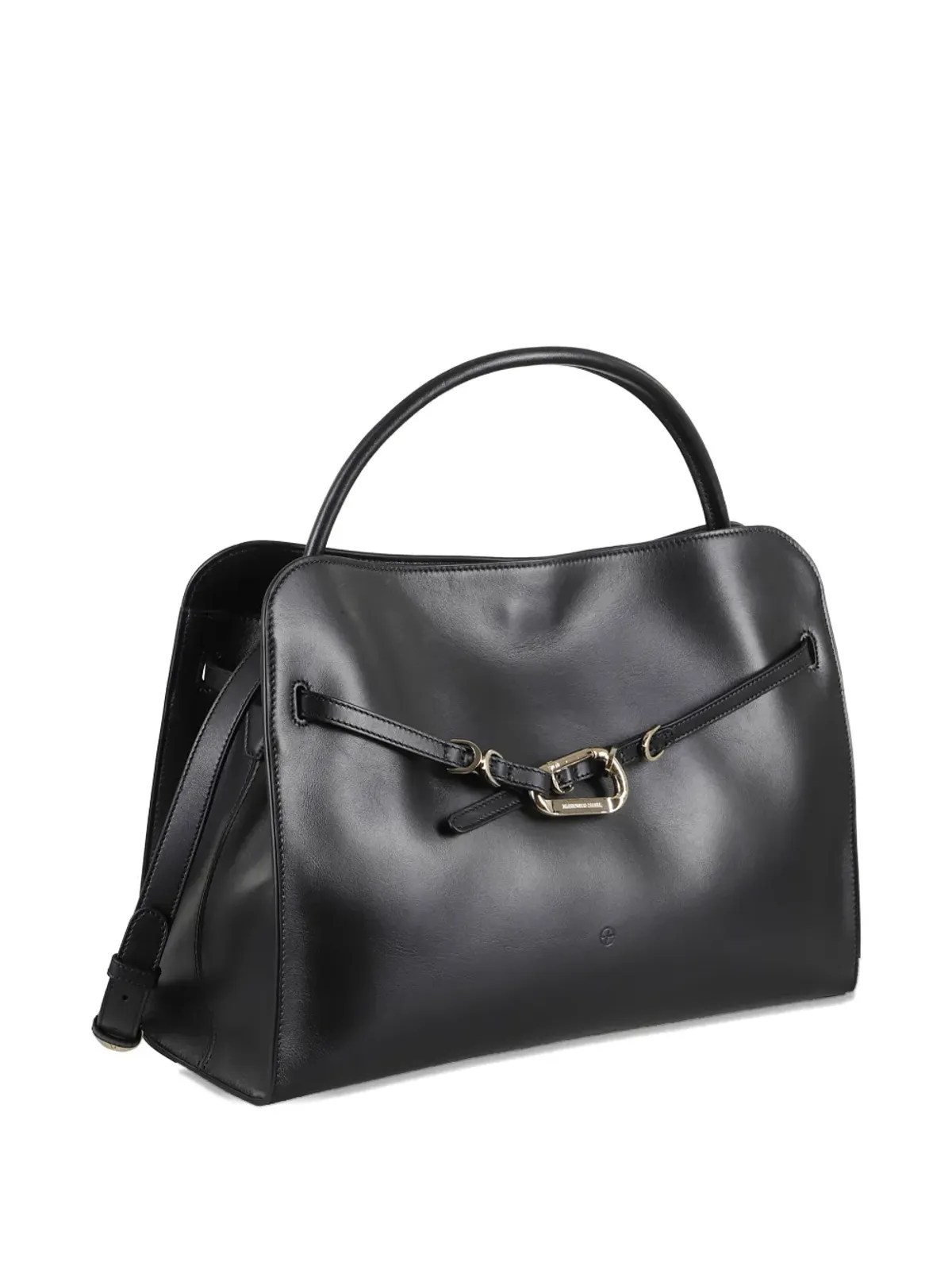 FRANCESCO BIASIA Always-On クラスプ・ディテール レザー トートバッグ - 画像3