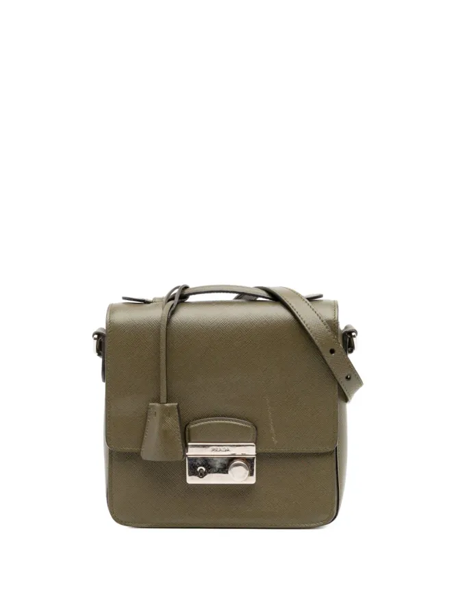 Prada Pre-Owned Prada Pre-Owned サフィアーノ・ルクス・サウンド・サッチェルの商品画像