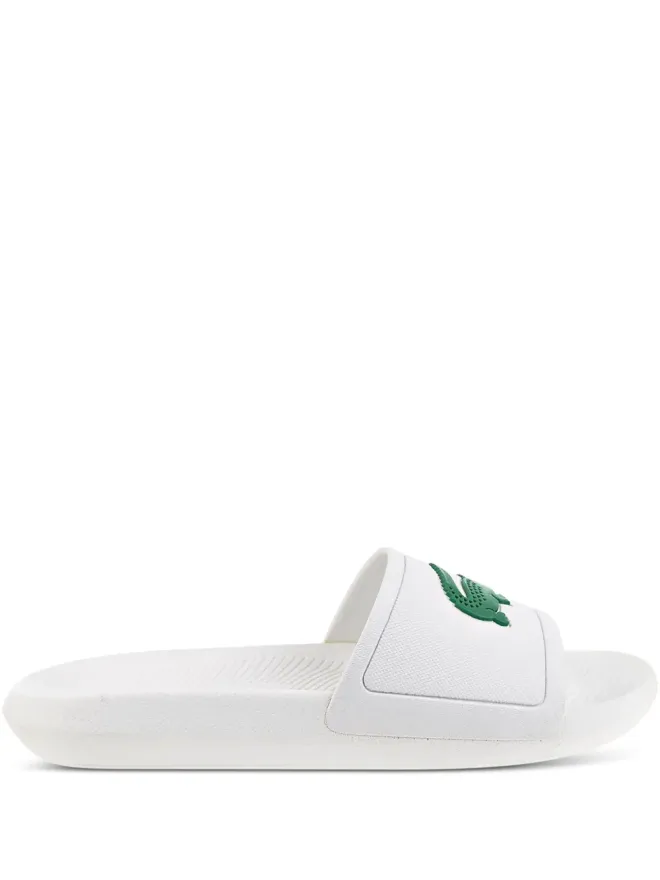 Lacoste Lacoste Croco slides - Whiteの商品画像