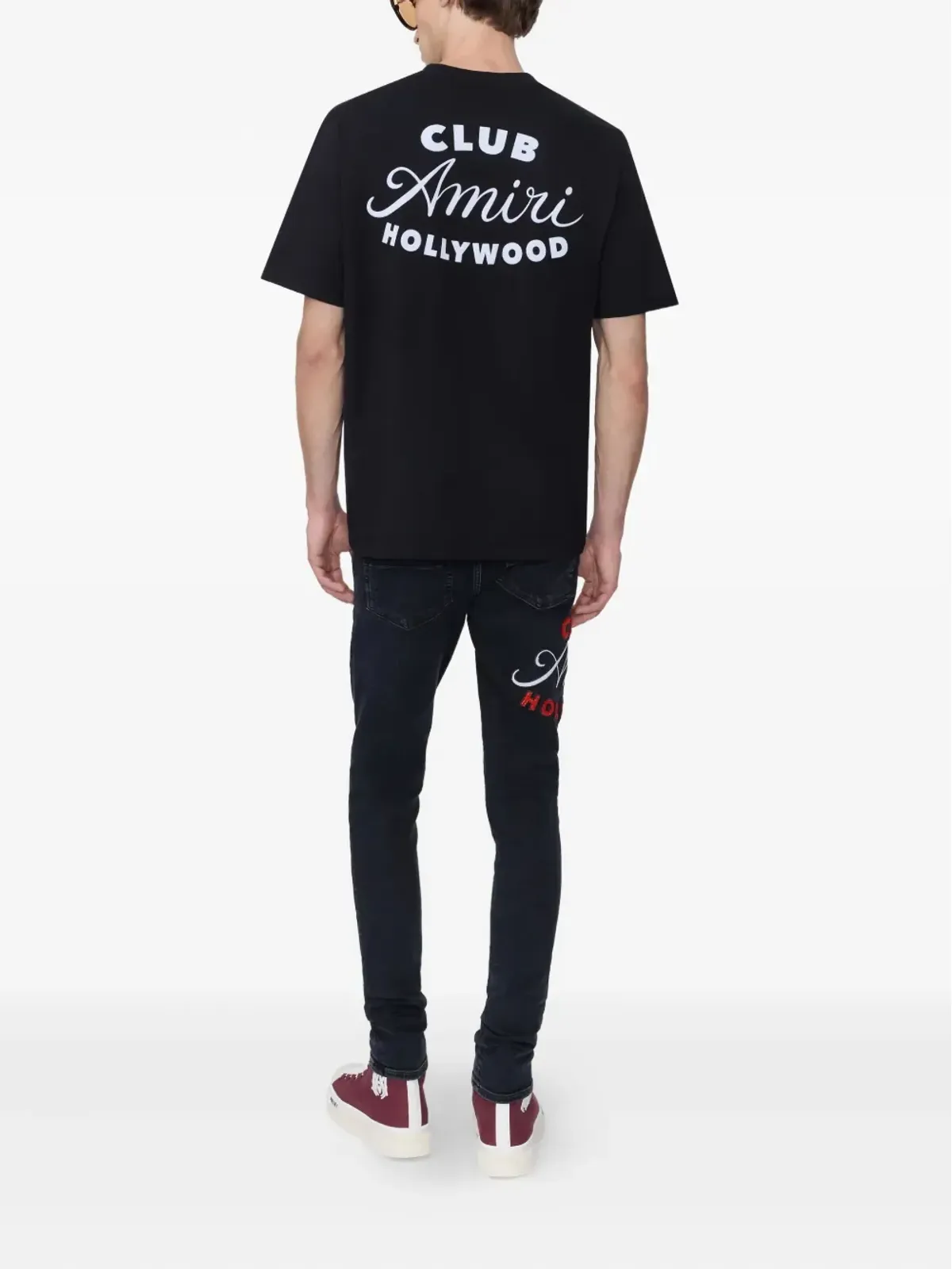 AMIRI ロゴプリント クルーネック Tシャツ - 画像3