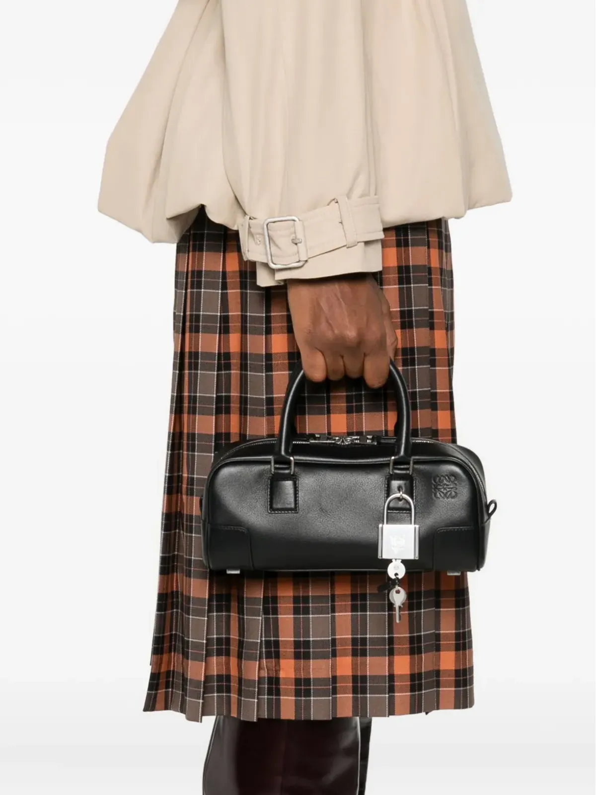 LOEWE Amazona leather tote bag - Black - 画像2