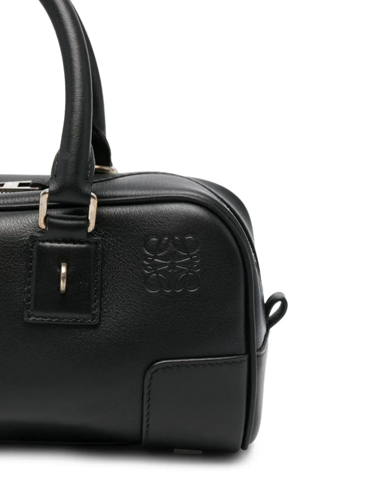 LOEWE Amazona leather tote bag - Black - 画像4