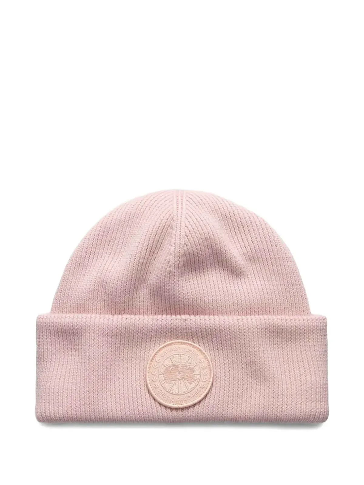 Canada Goose Kids ロゴパッチ帽子 - ピンク - 画像1