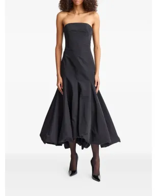 16Arlington Aia midi dress - Black - サムネイル2