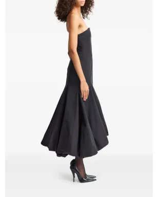 16Arlington Aia midi dress - Black - サムネイル3