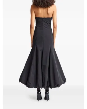 16Arlington Aia midi dress - Black - サムネイル4