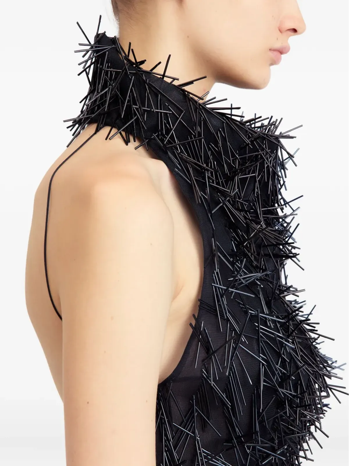 16Arlington Osma sequinned top - Black - 画像5