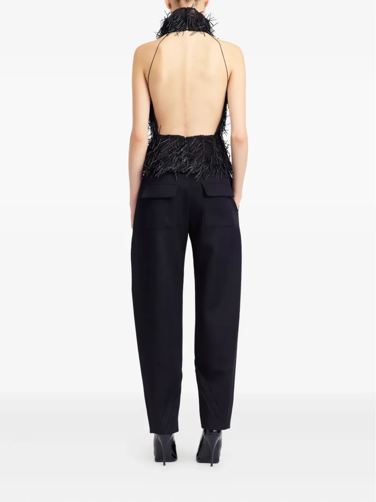 16Arlington Osma sequinned top - Black - 画像4