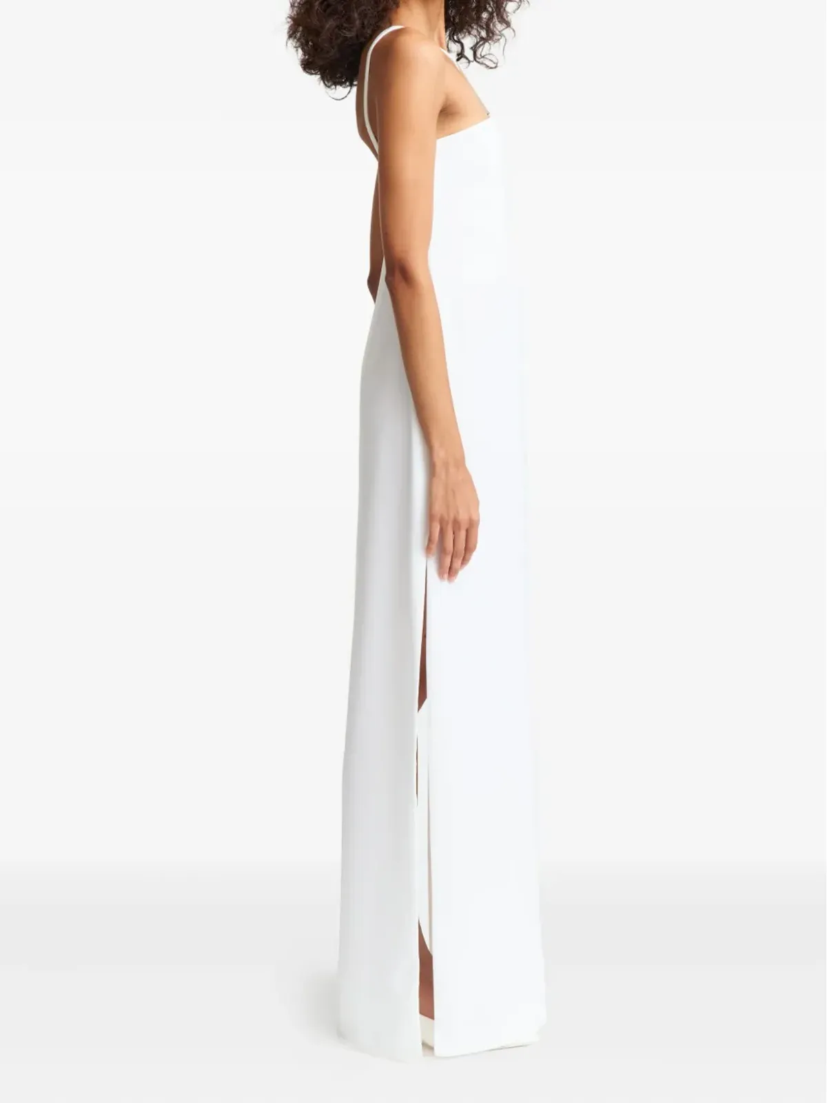 16Arlington Ilian crêpe gown - White - 画像3
