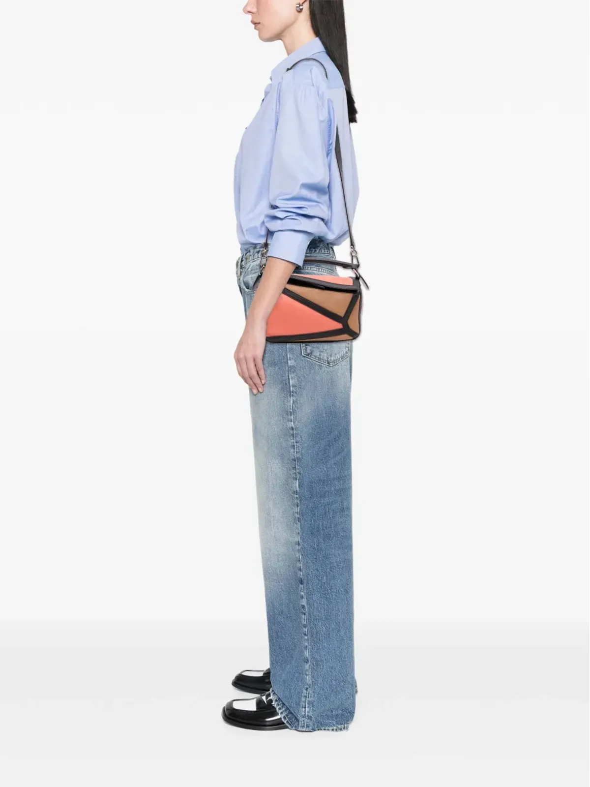 Loewe Pre-Owned グラフィック パズル サッチェル - 画像2