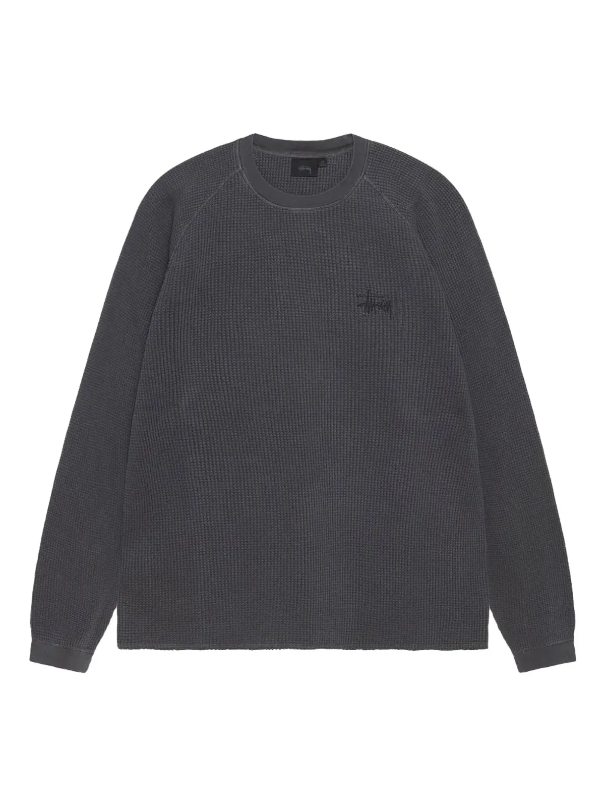 Stüssy ワッフル地長袖Tシャツ - 画像1