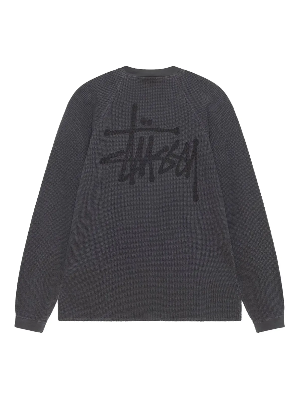 Stüssy ワッフル地長袖Tシャツ - 画像2