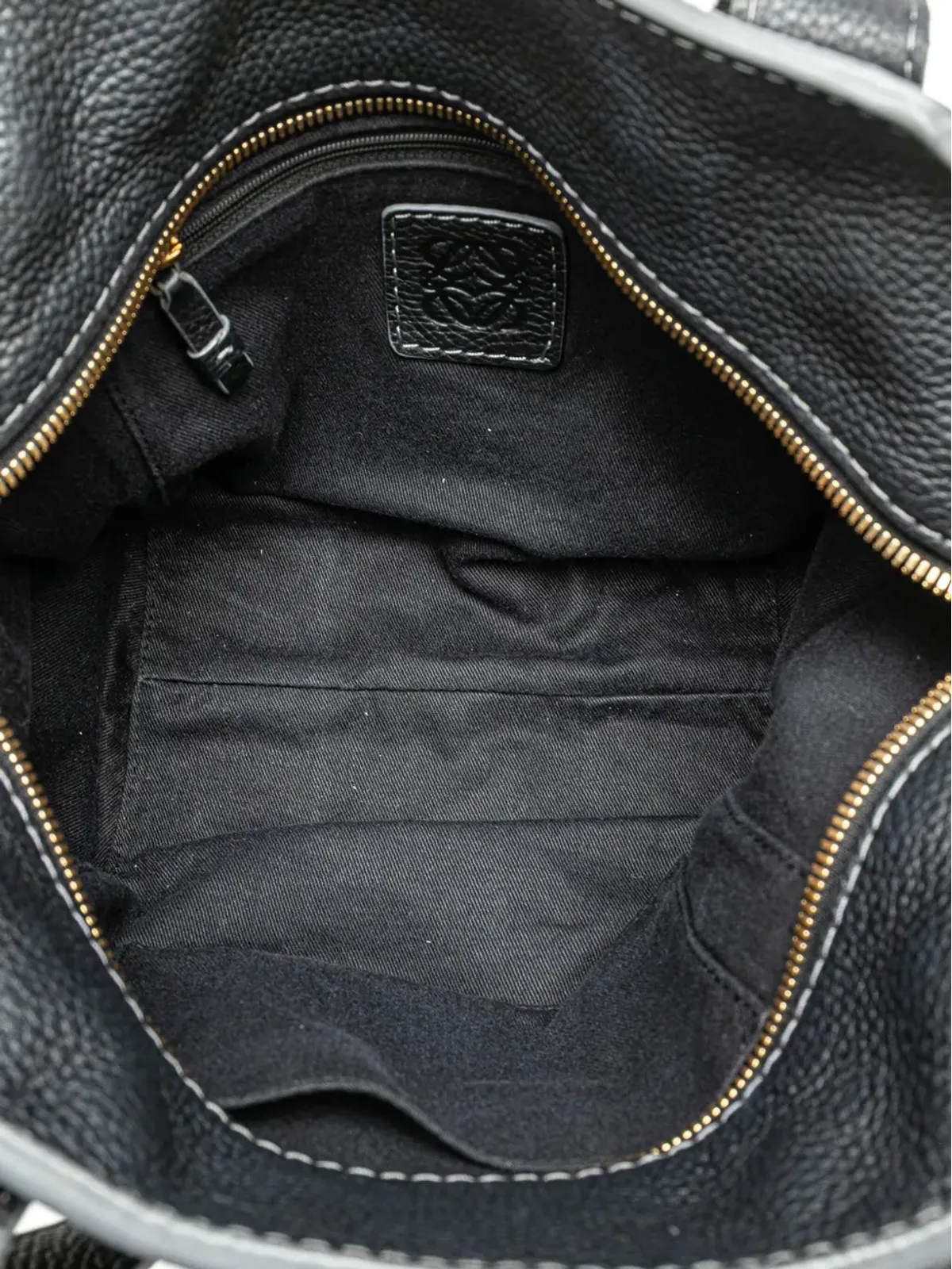 Loewe Pre-Owned 2007 Anagram Canvas トートバッグ - ブラック - 画像5