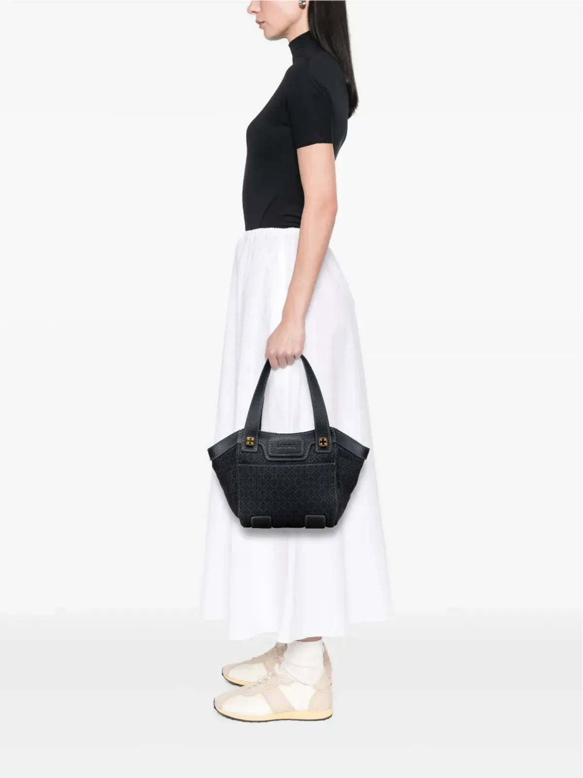 Loewe Pre-Owned 2007 Anagram Canvas トートバッグ - ブラック - 画像2