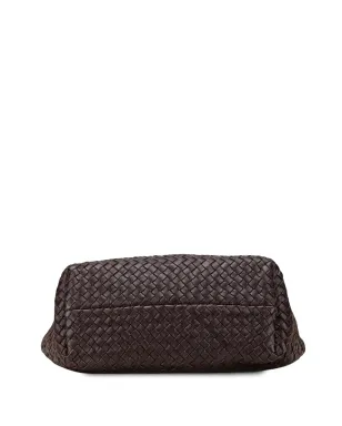 Bottega Veneta Pre-Owned ラムスキン イントレッチョ キャバット トートバッグ - ブラウン - サムネイル4