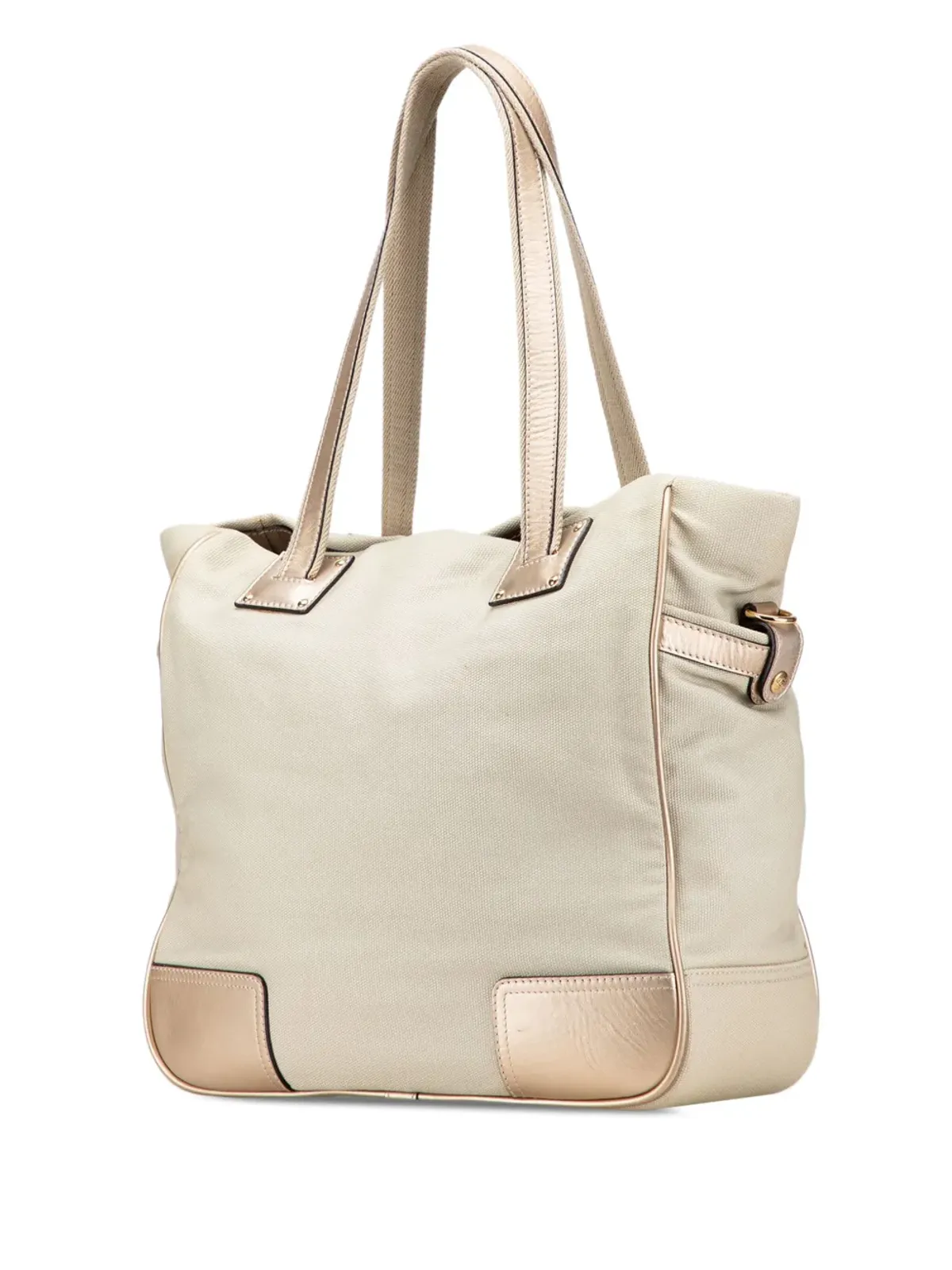 Loewe ビンテージ アナグラム キャンバス サッチェル - 画像3