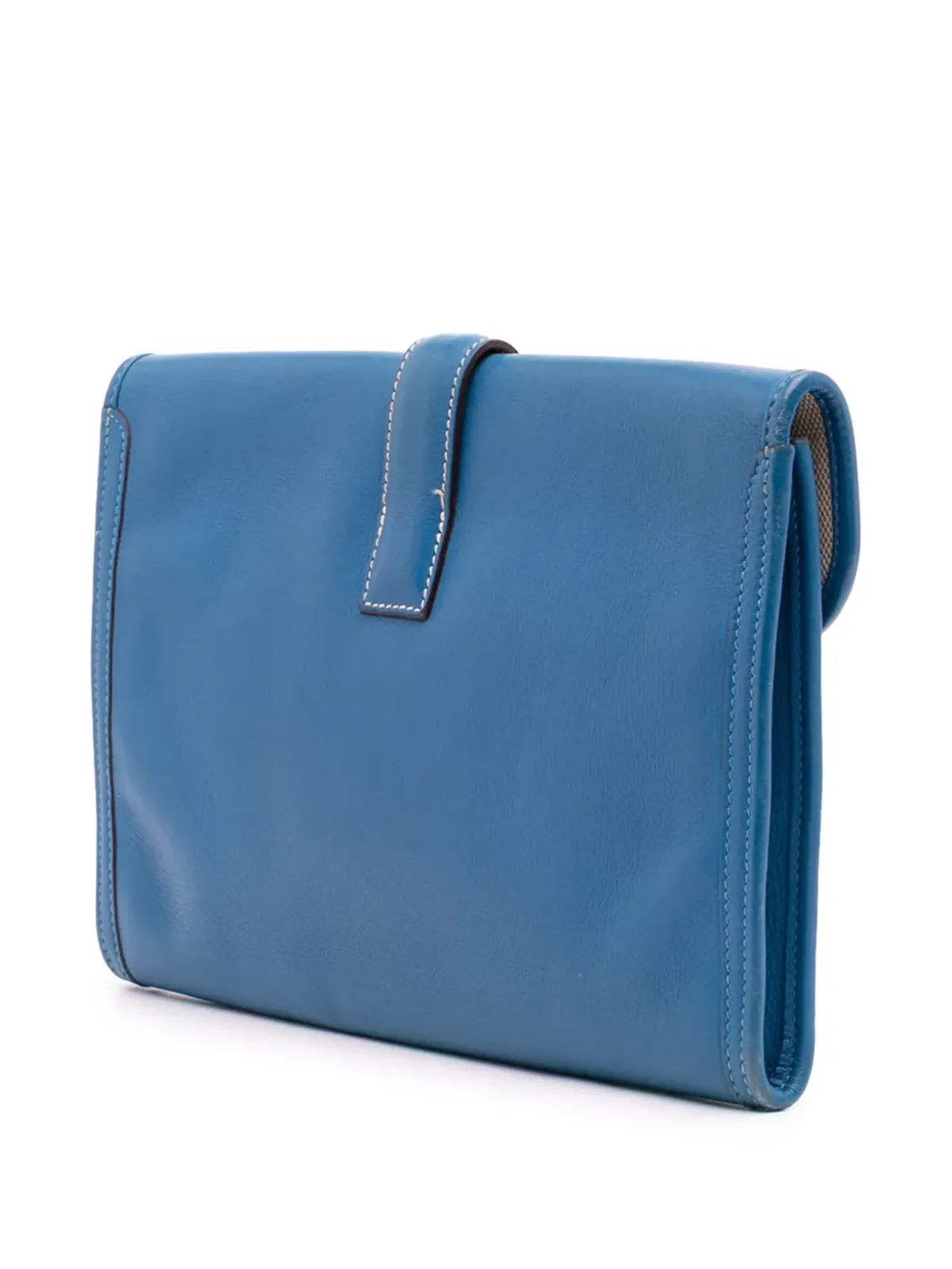 Hermès Pre-Owned Swift Jige Elan 29 クラッチバッグ - ブルー - 画像3