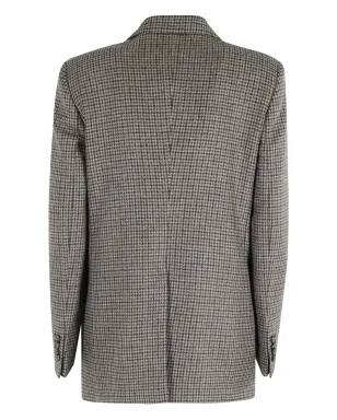 Antonelli ハウンドトゥース柄ブレザー - ブラウン - サムネイル2