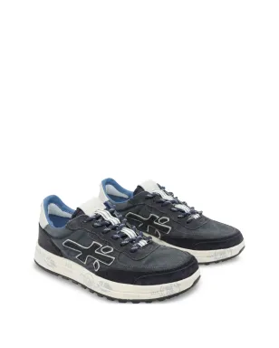 Premiata Nous レースアップスエードスニーカー ブルー - サムネイル2